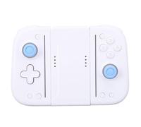 Contrôleur de Jeu sans Fil Portable, Contrôleur de Jeux Rétro, Boutons Mécaniques RVB, Détection de Mouvement à 6 Axes, Console de Jeu sans Fil Vibration Réglable (Bleu blanc)