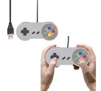 Contrôleur De Jeu Super Snes Usb Classic Game Handle, 2 Pièces