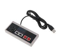 Contrôleur De Jeu Usb Plug-Play Plastique Noir + Gris Pour Nes Pc Windows Nouveau