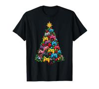 Contrôleur de Jeu vidéo Arbre de Noël Noël Garçon Hommes T-Shirt