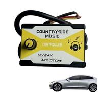 Contrôleur de klaxon - Interrupteur sonore multi-tons, accessoire audio de véhicule | Unit de contrôle du klaxon universitaire, module de sélecteur de tonalité de haut-parleur 12V, kit électrique auto
