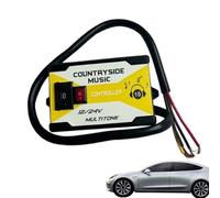 Contrôleur de klaxon - Interrupteur sonore multi-tons, accessoire audio de véhicule | Unit de contrôle du klaxon universitaire, module de sélecteur de tonalité de haut-parleur 12V, kit électrique auto
