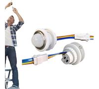 Contrôleur de lumière de plafond, bouton capteur de mouvement de lumière - Bouton d'éclairage mural avancé activé | Contrôleur de détection de mouvement intérieur pratique pour salon, maison