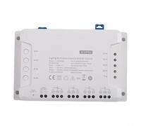 Contrôleur de lumière sans fil 4 canaux pour module de relais WiFi Contrôle vocal Interrupteur électrique RF 433 MHz Compatible avec télécommande sur rail DIN Automation Multi Zone (4CH Pro-R3)