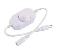 Contrôleur de luminosité LED 24 V PWM, blanc | Éclairage personnalisable avec bouton de contrôle et résistance à la température pour éclairage intérieur et extérieur