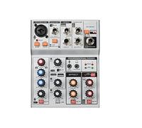 Contrôleur de mixage DJ AM-G04A USB Bluetooth Record Playage de l'ordinateur 4 canaux INSERT INSERT STÉRÉO AUDIO MIXER pour streaming/podcasting/jeux vidéo, téléphone, ordinateur