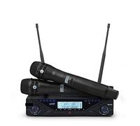 Contrôleur de mixage DJ Wireless Microphone Professional Karaoke Handheld Mic Frequency Adjustable 80M Receive for Stage Church Party Show pour streaming/podcasting/jeux vidéo, téléphone, ordinateur
