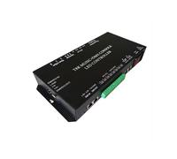 Contrôleur de Module de Bande Lumineuse LED WS2811 WS2815 pour RGBIC SPI-TTL T8K, Console Musicale et DMX, 8 Canaux, Port avec Microphone (UE)