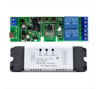 Contrôleur de moteur à actionneur linéaire électrique Tuya Zigbee Smart Wifi à 2 canaux, interrupteur intelligent CC/CA 7-32 V