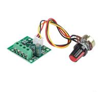 Contrôleur de moteur CC 1,8 V-15 V 2 A pour régulateur PWM | Design compact en PVC pour projets d'automatisation | Carte verte 32 x 32 x 14 mm