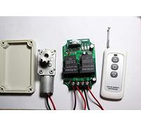 contrôleur de Moteur Moteur Universel 12 V DC - Télécommande sans Fil Puissance 30A - Moteur linéaire Commande Avant arrière Télécommande Treuil de Porte - Store vénitien - Rideaux Volets roulants