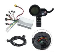 Contrôleur de moteur sans balais pour scooter électrique 36 V 48 V 52 V 60 V avec écran compatible jusqu'à 1000 W de puissance pour cross country et conduite urbaine (36 V 19 A)