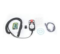 Contrôleur de Mouvement CNC 5 Axes Carte d'Interface USB 100KHz avec Volant Électronique Manivelle pour Moteur Pas à Pas et Servo-Moteur, Entrée 12-24V, Sortie PWM 0-10V