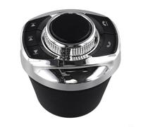 Contrôleur de musique de voiture sans fil ABS 8 boutons | Disposition 8 touches, lecture/pause/volume, réponse rapide, matériau ABS, finition noire