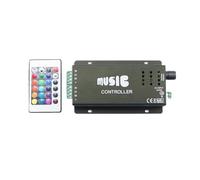 Contrôleur de musique LED 24 touches, télécommande, module de bande lumineuse colorée RVB, variateur