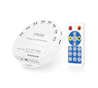 Contrôleur de musique SP608E avec microphone intégré/AUX WS2812B WS2811 WS2813 WS2815 1903 avec 8 sorties de signal DC5-24V