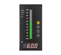 Contrôleur de niveau de liquide indicateur de niveau d'eau numérique instrument de contrôle de niveau de réservoir d'eau alarme de relais RS485 4-20 mA(Dual 4 relays)