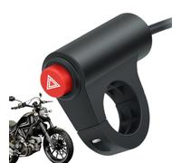 Contrôleur De Phares Moto, Boutons Lumière Moto-bouton D'installation Du Phare La Phase D'urgence Contrôle Lumière, Un/Désactivation, Commande D'avertissement, Clignotante, Accessoires