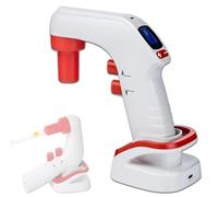 Contrôleur de pipette électrique avec écran LCD, vitesse réglable, support de charge pour utilisation en laboratoire