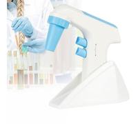 Contrôleur de pipette électrique, pipette numérique de laboratoire, 8 vitesses réglables, modes de distribution par gravité/électrique, vitesse d'aspiration 25 ml en <7s, pour laboratoires et centres