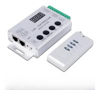 Contrôleur de pixels LED RVB programmable, HC008, 133 modes DC 5 V 12 V 24 V, pour bande LED WS2812 WS2811 Décoration d'intérieur