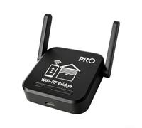 Contrôleur de porte intelligent pour volets roulants Tuya WiFi (Noir)