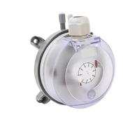 Contrôleur de pression différentielle Pressostat différentiel micro-pression d'air tuyau de ventilation différentielle micro-pression compteur différentiel débit de gaz(500-2500pa)