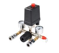 Contrôleur de pressostat de compresseur d'air 20A 380V, ensemble de pression de pompe à air 0.5-0.8MPA 5-8BAR 90-120PSI(220)