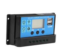 Contrôleur de PWM 60A, 12V/24V, Écran LCD ,-contrôleur Industriel, Gestion de 3 Étapes, Protections Intégrées, Pour Panneaux Solaires Camping-Car Bateau