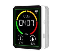 Contrôleur De Qualité D'Air - Testeur Numérique Température Humidité | Appareil De Mesure Intérieur De Précision Avec Affichage En Temps Réel | Grand Écran LCD Pour Maison Chambre Dortoir Hôtel Déplac