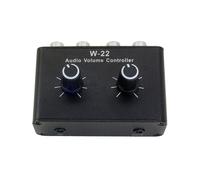 Contrôleur de Réglage Du Volume Audio Stéréo Passif W-22, Réglage Indépendant des Canaux Gauche et Droit