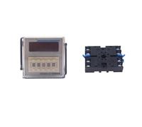 Contrôleur de relais électronique à affichage numérique, temporisation de mise sous tension, JSS48A-2Z 220V DH48S 24V(Base buckle,24VAC/DC 24-48)