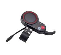 Contrôleur de scooter LCD noir, affichage de l'accélérateur pour scooter, tableau de bord universel avec design léger, écran étanche avec finition de style moderne, mise à niveau pour un usage