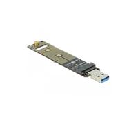 Contrôleur de stockage - DELOCK - M.2 NVMe - 10 Gbit/s - USB 3.1 (Gen 2) - Blanc