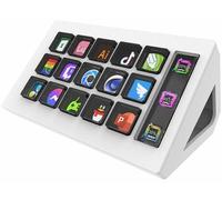 Contrôleur de streaming - Xystec - 15 touches macro - USB - Blanc - Optimisation de productivité