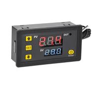 Contrôleur de température Aideepen W3230 Mini Numérique Contrôleur De Température Affichage LED Thermostat Régulateur DC 12V 20A Capteur De Contrôle De La Température Capteur