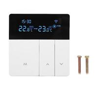 Contrôleur de température de Chauffage LCD Thermostat de chaudière numérique APP Commande vocale AC90V-240V Montage Mural pour Maison hôtel Bureau hôpital Villa Appartement (Type de Wi-FI)