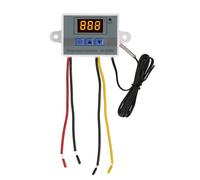 Contrôleur de température électronique LED Afficher le module de thermostat Température Température du module de contrôle du module avec sonde étanche 50 à 110 ℃ pour le (Blanc)