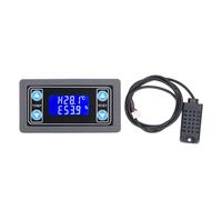 Contrôleur de température et d'humidité, Module de contrôle de Thermostat numérique à double sortie de relais pour jardins intérieurs