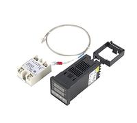 Contrôleur de température intelligent PID, contrôleur de température numérique REX-C100 + relais à semi-conducteurs 40A + thermocouple K Kit GD 0 à 400 AC100-240V