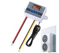 Contrôleur de température numérique LED - commutateur de contrôle du thermostat de 5,97 cm, application facile | Renfoni de chauffage programmable en sonde étanche avec facilité de thermostat numériqu