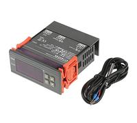 Contrôleur de température numérique, MH1210A Mini-contrôleur de température à LED numérique avec sonde compatible avec la régulation de la réfrigération et du chauffage(DC 12V)
