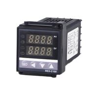 Contrôleur de température numérique PID, entrée multi-gamme, sortie REX-C100 SSR
