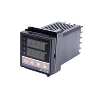 Contrôleur de température numérique PID REX-C100 REX C100, thermostat 0-400 ℃ + relais SSR 40DA + Thermocouple K, sonde 1m RKC + dissipateur thermique, 1 pièce(Relay-universal)