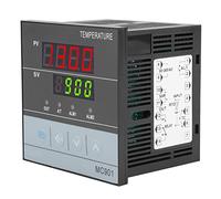 Contrôleur de température numérique PID1300°C 85~265V Capteur K Type PT100 Entrée universelle Sortie relais/SSR, Thermostat