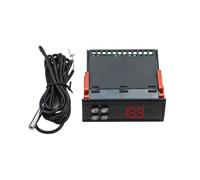 Contrôleur de température numérique pour systèmes de réfrigération avec interrupteur de commande automatique 220 Vac -50 ℃ ~ 99 ℃ Plage de charge 16 A Noir