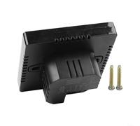 Contrôleur de température numérique pour thermostat et hygromètre Tuya Smart WiFi avec écran LCD et appareil mobile à distance (Noir-3A)