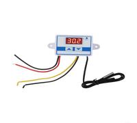 Contrôleur de température numérique pour W3007, DC 12 V-60 V, plage de contrôle de -50 à 110 °C, précision 0,1 °C, sortie MOS, coque ABS, capteur industriel (12 V)