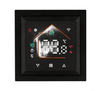 Contrôleur de Température Numérique pour zigbee pour Smart Home pour Chaudière pour gaz - Réglage pour précis ±0,5°C 50 Zones pour affichage LCD Installation Murale(Black Gas Boiler 3A)