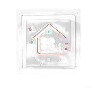 Contrôleur de Température Numérique pour zigbee pour Smart Home pour Chaudière pour gaz - Réglage pour précis ±0,5°C 50 Zones pour affichage LCD Installation Murale(White 16A Electric)